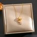 New Tassel Block Titanium Steel Necklace For Women, Sweet And Cool, Niche Design, High-end Micro Inlaid Zircon_ipsvogv.com