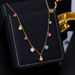 High Version Genuine Gold Electroplated Countryside Style Light Commuting Inlaid Zircon Enamel Ladybug Flower_ipsvogv.com