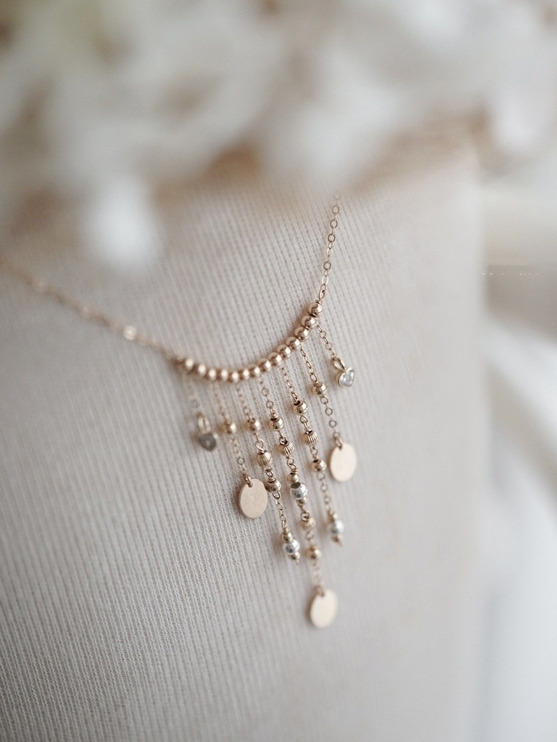 2023 Fashion Niche Tassel Necklace, US Gold-plated Collarbone Chain, Ins, Japanese And Korean Commuting Temperament For_ipsvogv.com