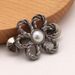 Metal hollow flower waist buckle no nail pants to make the waist smaller artifact skirt waist button_ipsvogv.com