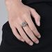 Retro style stainless steel eye men's ring ring niche neutral cold style titanium steel tear eye ring_ipsvogv.com