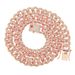 Hiphop Miami Cuban Men's Diamond Set Gold Chain Necklace_ipsvogv.com