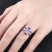 women's Three Piece Ring Set With Amethyst Zircon Inlay, Wedding And Engagement Accessories_ipsvogv.com