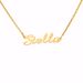 Titanium Steel English Letter Necklace Birthday Name Clavicle Chain Ladies Pendant_ipsvogv.com