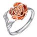with Rose Gold Plating And Color Separation Opening Ring_ipsvogv.com