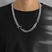 New Cuban Necklace Men And Women Titanium Steel Versatile Style Hip Hop Street Multi Layer Personality Trendy Cool Thick Chain_ipsvogv.com
