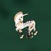 Retro Double Headed Eagle Collar Pin Personality Animal Snake Unicorn Cheetah Chest Pin Men's Suit Accessories_ipsvogv.com