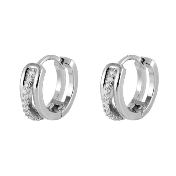 Women's Jewelry All Match Copper Light Luxury Diamond Stud Earrings Fashionable And Elegant Zircon Jewelry_ipsvogv.com