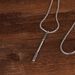 Silver Gold Hoop Necklace Men's Pendant Accessories Necklace Sweater Chain Jewelry Pendant Necklace_ipsvogv.com