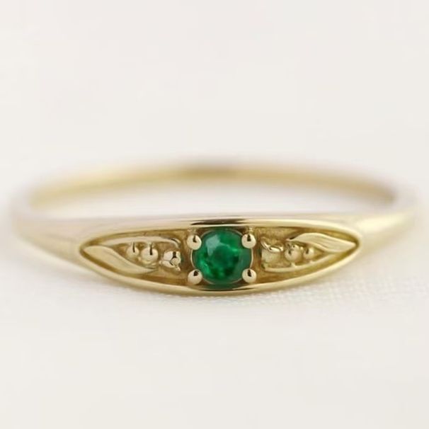 Sanjieins Internet Celebrity Simple And Fashionable Gold Ring Creative Classic Zircon Women's Jewelry_ipsvogv.com