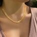 Brass Electroplated Gold Hot Selling Heavy Industry High-end Men's Women's Necklac Fashionable And Versatile_ipsvogv.com