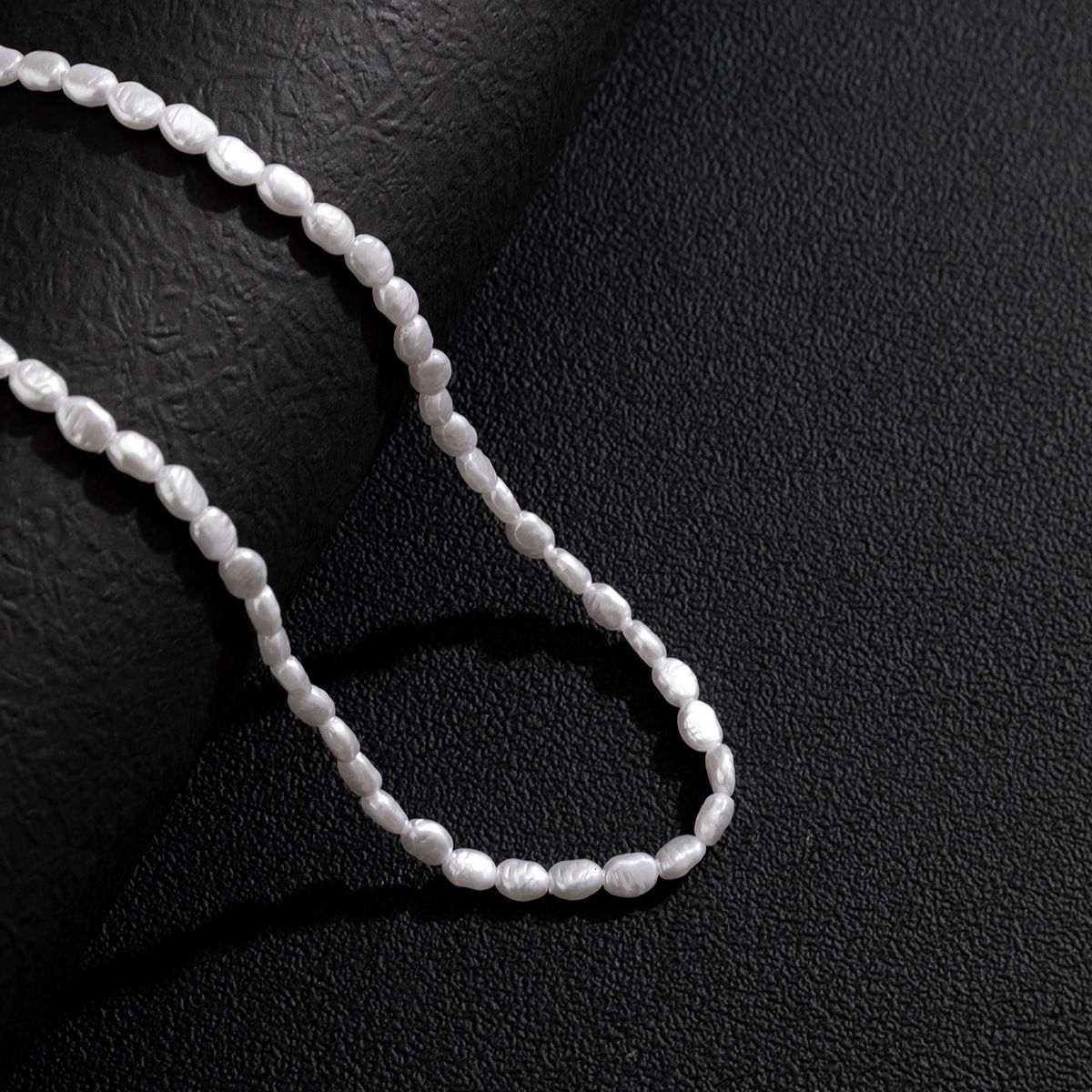 Baroque Shaped Pearl Necklace, Women's Collarbone Chain, Men's Personality, Fashion, Simplicity, Luxury,_ipsvogv.com