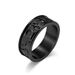 Titanium steel men's ring ring Ancient Egyptian Ankh feather lucky symbol ring_ipsvogv.com