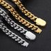 Chain Necklaces Hip Hop stainless steel round mill sealed Cuban necklace single side spring buckle titanium steel jewelry men's necklace_ipsvogv.com