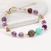 Little Star Irregular Amethyst Natural Stone Bracelet Hand String Female Beads Adjustable_ipsvogv.com