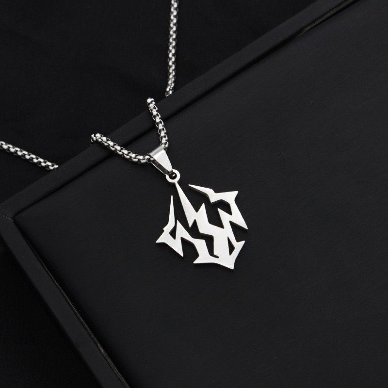 Second dimension anime game collapse star dome railway surrounding attribute wind thunder fire ice virtual pendant titanium steel necklace pendant_ipsvogv.com