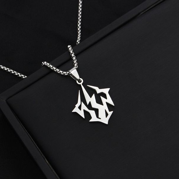 Second dimension anime game collapse star dome railway surrounding attribute wind thunder fire ice virtual pendant titanium steel necklace pendant_ipsvogv.com