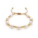 Hip Hop Cuban Chain Micro Pave Diamond Multi-layer Stacking Set Fashion Versatile Natural Pearl Bracelet For Women_ipsvogv.com