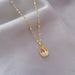 【 Titanium Steel 】 Luxury Large Internet Celebrity Same Style Tulip Deep Pink Necklace For Women's Fashion Trend 【 】 【 】 【 】_ipsvogv.com