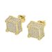 INS New Square Round Zircon Earring Ship Hop Simple Classic Popular Earrings_ipsvogv.com