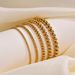 Women's Jewelry Stainless Steel Smooth Steel Beads Beaded Bracelet Gold Personality Fashion Spring Water Jewelry_ipsvogv.com
