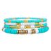 Women's Holiday Style Soft Clay Beaded Colorful Bracelet Set Bohemian Stacking Pearl Bracelet_ipsvogv.com
