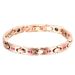 Men's Jewelry Oval Middle Bead Bottom Black Gallstone Magnet Bracelet Radiation Proof Anti Fatigue Health Care Bracelet_ipsvogv.com