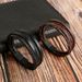 new leather hand woven bracelet men's magnet buckle stainless steel bracelet jewelry women's_ipsvogv.com