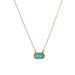 Gold Retro Luxury 41cm Necklace AAA Colored Zircon Stainless Steel Pendant Necklace For Women Fashion Gift_ipsvogv.com