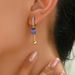 Women’s Jewelry Set Fashion Geometric Fresh And Sweet Small Fragrance Style Women's Earrings Niche Inlaid Amethyst High End Design Earrings_ipsvogv.com
