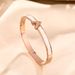 Net Red Titanium Steel Bracelet Female Letter V White Fritillaria Niche Design Luxury Ins Colorfast Hand Jewelry_ipsvogv.com