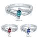 Sanjie Luxury Sea Blue Topaz Engagement Ring Jewelry_ipsvogv.com