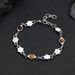 Stainless Steel Diamond Splicing Obsidian Bracelet Men And Women Do Not Fade Jewelry Advanced Simple Bracelet_ipsvogv.com