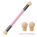 1PC Rhinestone Handle + 6PCS Sponge Head Nails Art Brushes Gradient Shading Pen Dotting Brush Painting Manicure Accessories Tool_ipsvogv.com