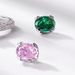 Brilliant High Carbon Diamond Ring S925 Silver Full Of Ice Flower Cut Gemstone Four Color Detachable Ring Light Luxury_ipsvogv.com