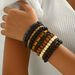 Minimalist new style set with female personality, wooden bead multi-layer design, niche bracelet, geometric bracelet_ipsvogv.com