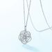 Christmas Snowflake Personality Winding Pendant Female S925 Silver Full Inlaid With Brilliant Colored Gemstone Clavicle Pendant Versatile_ipsvogv.com