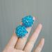 Unisex Small Fresh And Cool Blue Hydrangea Beaded Earrings For Women High End Handmade Design Niche Earrings Versatile_ipsvogv.com