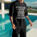 Men's Clothing Short sleeves shorts men's 3D t-shirt short sleeve trendy casual sports suit round neck two-piece suit_ipsvogv.com