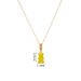Instagram Song Yanfei Same Color Cartoon Candy Bear Necklace For Men And Women Korea East Gate Accessories_ipsvogv.com