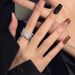 Light Luxury, Niche Personality, Heavy Industry, Cross Row Diamond Zircon Ring, High-end Silver, Niche, Exquisite_ipsvogv.com