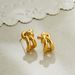 Women’s Jewelry Set Fashion Gold Knot Earrings Design Simple Minimalist Light Luxury Niche Design Braided Earrings_ipsvogv.com