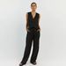 Women's Clothing Summer New Cotton And Linen Sleeveless Vest Vest Trousers Two Piece Suit Female Casual Fashion Suit_ipsvogv.com