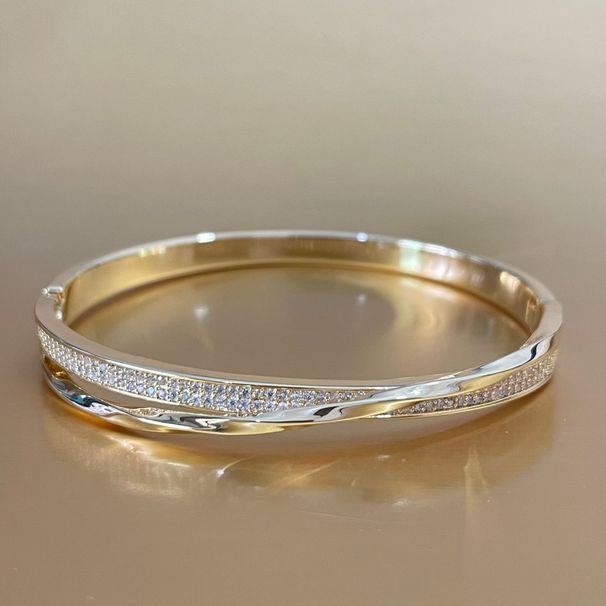 Women's Jewelry Studded Diamond Zircon Bracelet Fashion Bracelet Creative Rose Gold Bracelet_ipsvogv.com