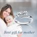 Cao Shi's Mother's Day Gift Special Recommendation: Love Opening Letter Mom Fashion MOM Series Ring_ipsvogv.com