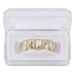 New Hot Selling Hip Hop Gold Braces With Flowers, Big Gold Teeth, Two Color Gold Teeth_ipsvogv.com