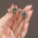 Designer Bee Tassel Brooch Vintage Personality Chain Emerald Corsage Collar Suit Jacket Pin Accessory_ipsvogv.com