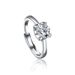 Classic Straight Arm Bull Head For Women Set With One Carat Zircon Light Luxury Simulated Mosang Diamond Open Ring_ipsvogv.com