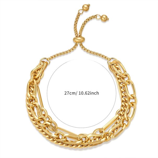 French Retro Light Luxury High End Adjustable Bracelet Exaggerated Trendy Temperament Bracelet Niche Women's Jewelry_ipsvogv.com