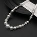 New Pearl Studded Diamond Collarbone For Men, Trendy Ins, Hip-hop, Cross, Light Luxury, Women's Summer, Niche Necklace_ipsvogv.com